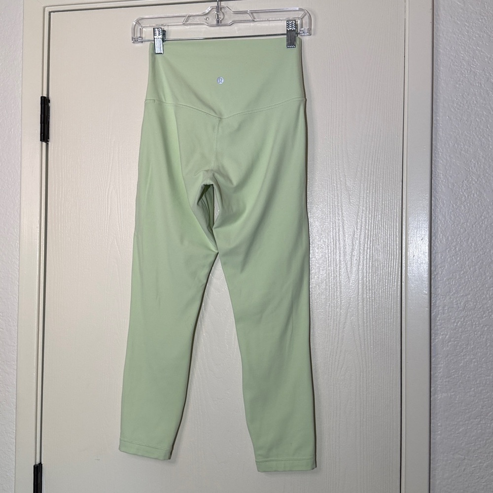 Lululemon Athletica Light Green Leggings size 6